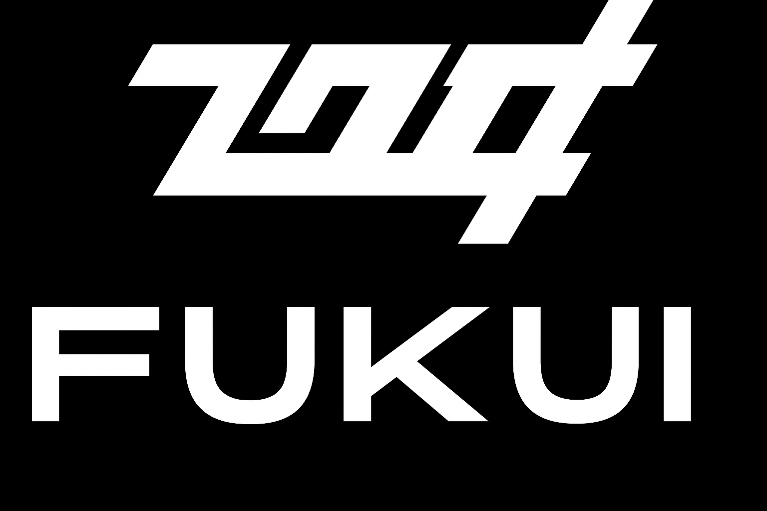 FUKUI Logo White
